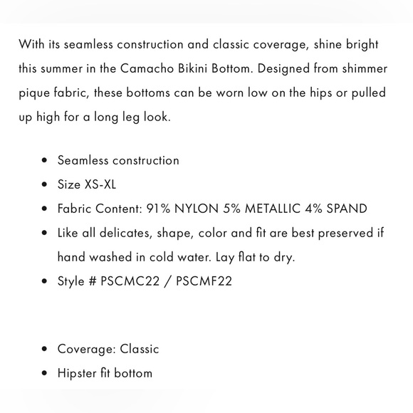 L*SPACE Set NWT CAMACHO BOTTOM AND MILLIE TOP BIKINI SET - Picture 13 of 14